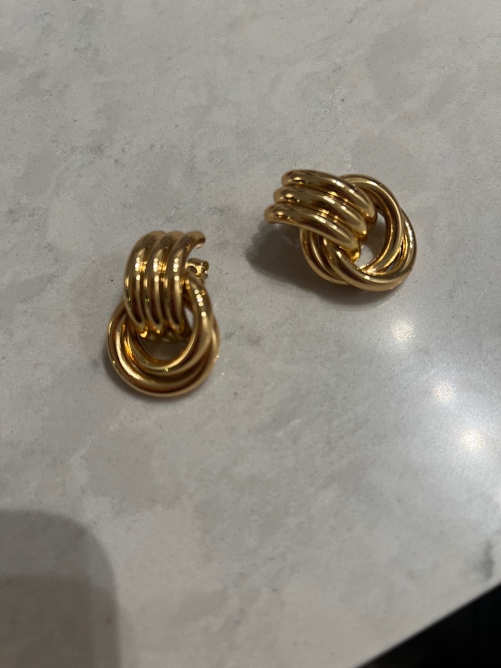 Heaven Mayhem Gold Mini Knot Earrings